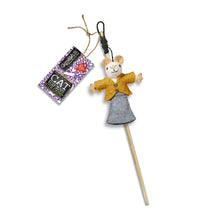 Load image into Gallery viewer, Green & Wilds Cat Teaser Toy With Catnip