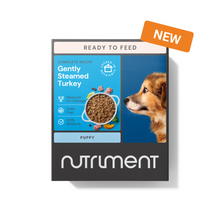 Load image into Gallery viewer, Gently Steamed Recipe - Turkey & Beef for Puppies 395g