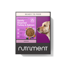 Load image into Gallery viewer, Gently Steamed Recipe - Turkey & Salmon for Senior Dogs 395g