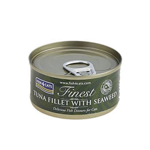 Load image into Gallery viewer, FINEST FISH4CATS TUNA FILLET WITH SEAWEED 70g