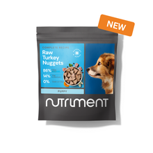 Load image into Gallery viewer, Raw Turkey Nuggets for Puppies 1kg