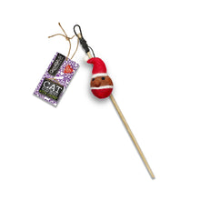 Load image into Gallery viewer, Green & Wilds Cat Teaser Toy With Catnip