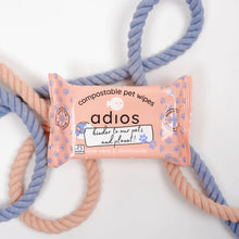 Load image into Gallery viewer, Compostable Pet Wipes by Adios