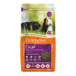 Burgess Excel Adult Guinea Pig Nuggets with Blackcurrant & Oregano 1.5kg REDUCED BBD: 01/02/24
