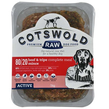 Load image into Gallery viewer, CR BEEF AND TRIPE MINCE - 80/20 ACTIVE