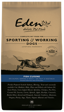 Load image into Gallery viewer, EDEN 80/20 FISH CUISINE WORKING AND SPORTING DOG FOOD 15KG