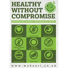 Load image into Gallery viewer, Maks Patch Fruit & Veg Straws with added Coconut Oil Dog Treats