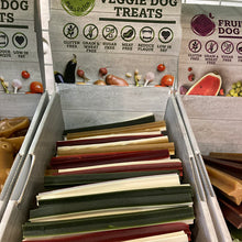 Load image into Gallery viewer, Maks Patch Vegetarian Star Sticks Dog Treats. 3 sizes.
