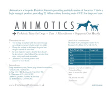 Load image into Gallery viewer, Animotics Probiotic Paste