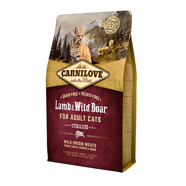 CARNILOVE Lamb & Wild Boar Cat Food