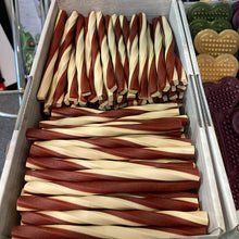 Load image into Gallery viewer, Maks Patch Cheese & Tomato Straws Dog Treats