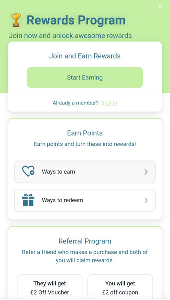 Rewards scheme launched!