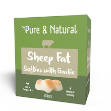 Load image into Gallery viewer, Pure &amp; Natural Sheep Fat Softies Garlic 80pcs 265gm
