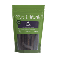 Load image into Gallery viewer, Pure &amp; Natural Duck Single Protein Gourmet Sausages
