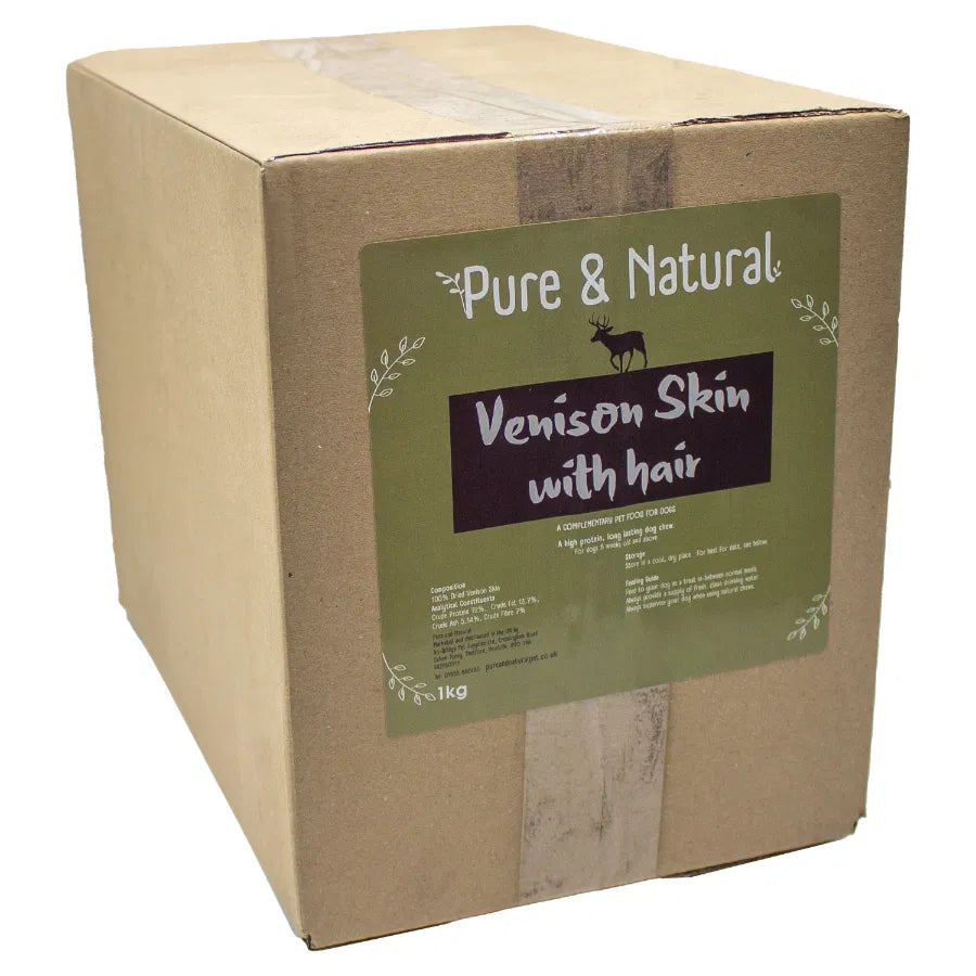 Venison Skin with Hair 1kg