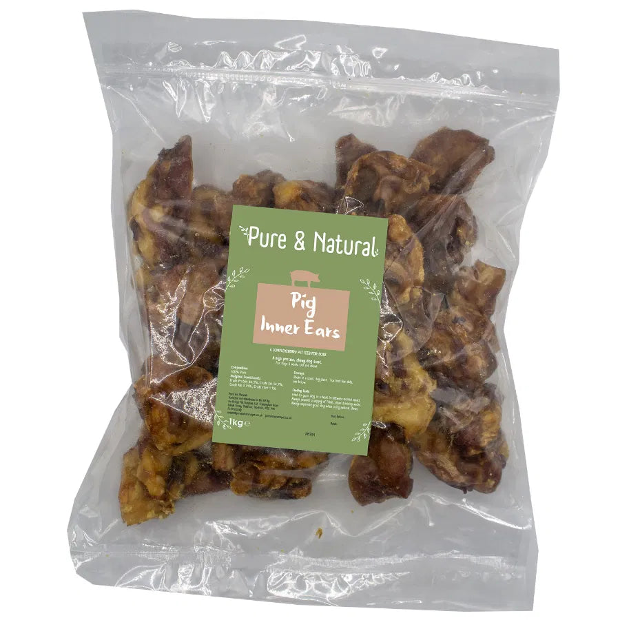 Pig Inner Ears 1kg