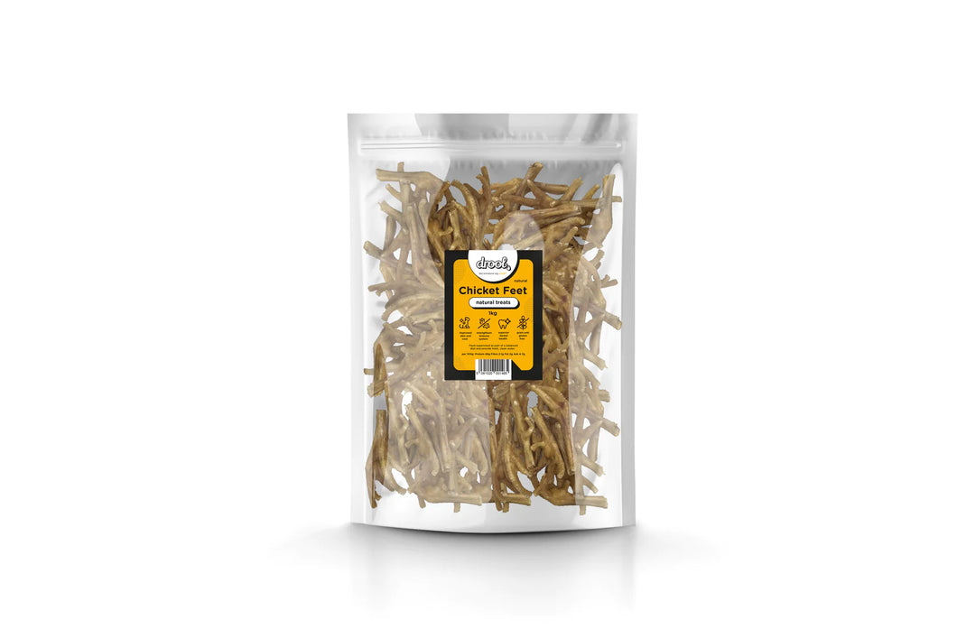 Drool Chicken Feet Natural 1kg