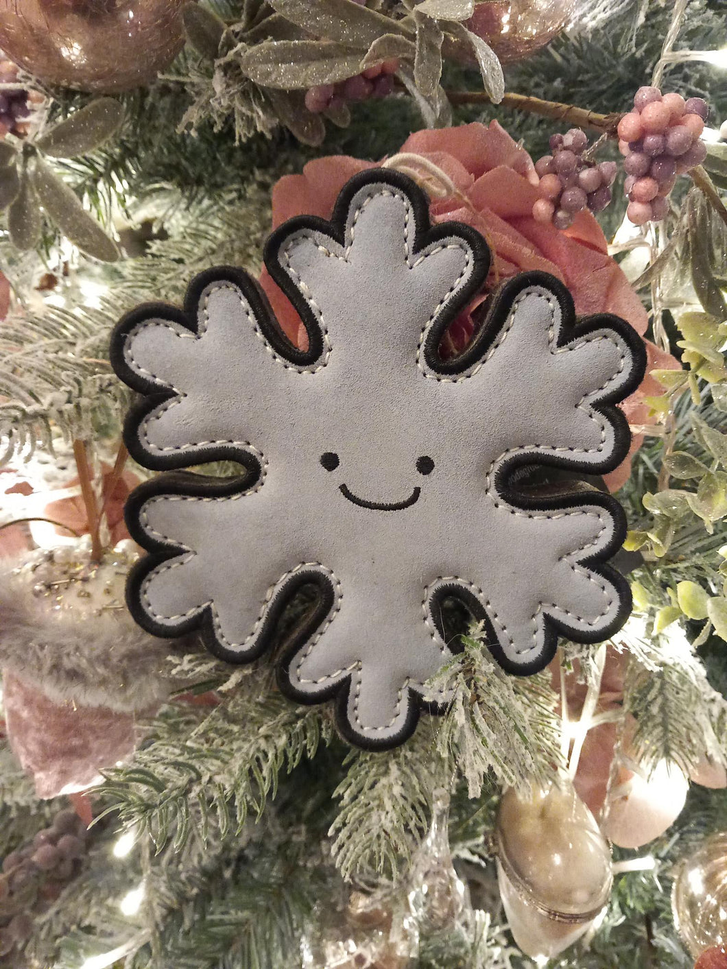 Flakey the Snowflake shaped Eco Dog Toy