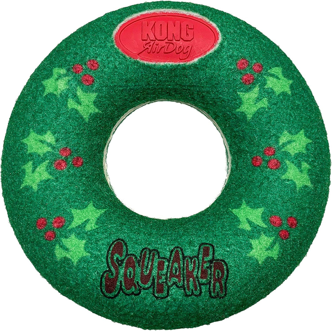 KONG Holiday Dog Toys – AirDog Donut – Medium