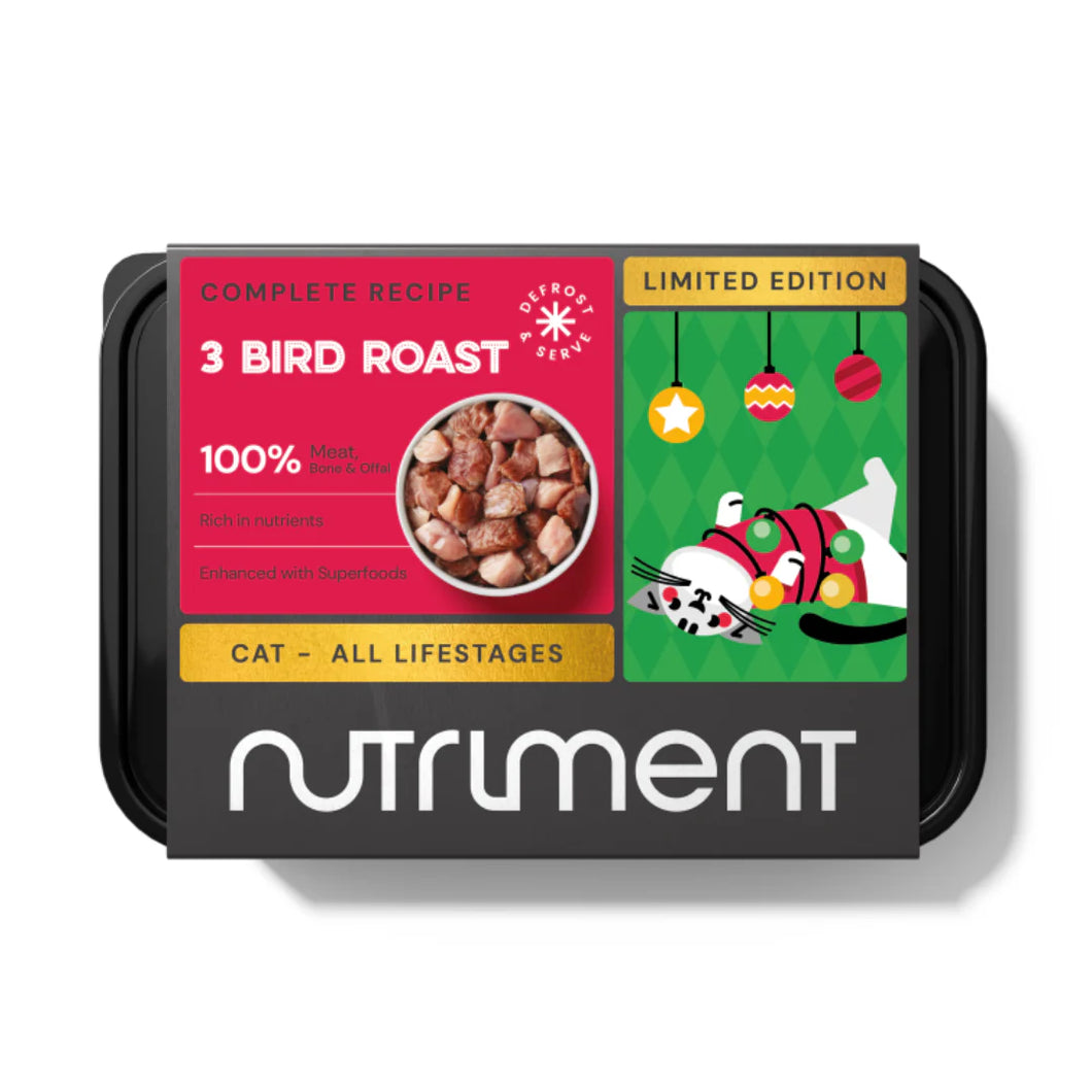 Cat Raw 3 Bird Roast 500g - Christmas Limited Edition
