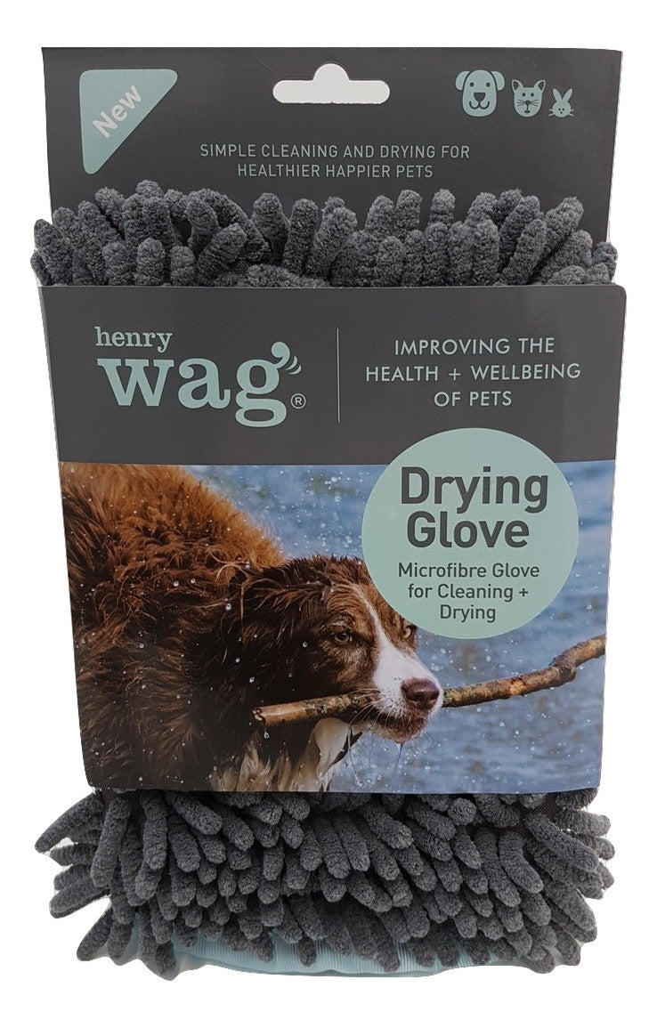 Henry Wag Microfibre Pet Drying Glove