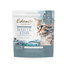 Load image into Gallery viewer, Eden Feline Feast White Fish &amp; Herring Caviar 1.5kg
