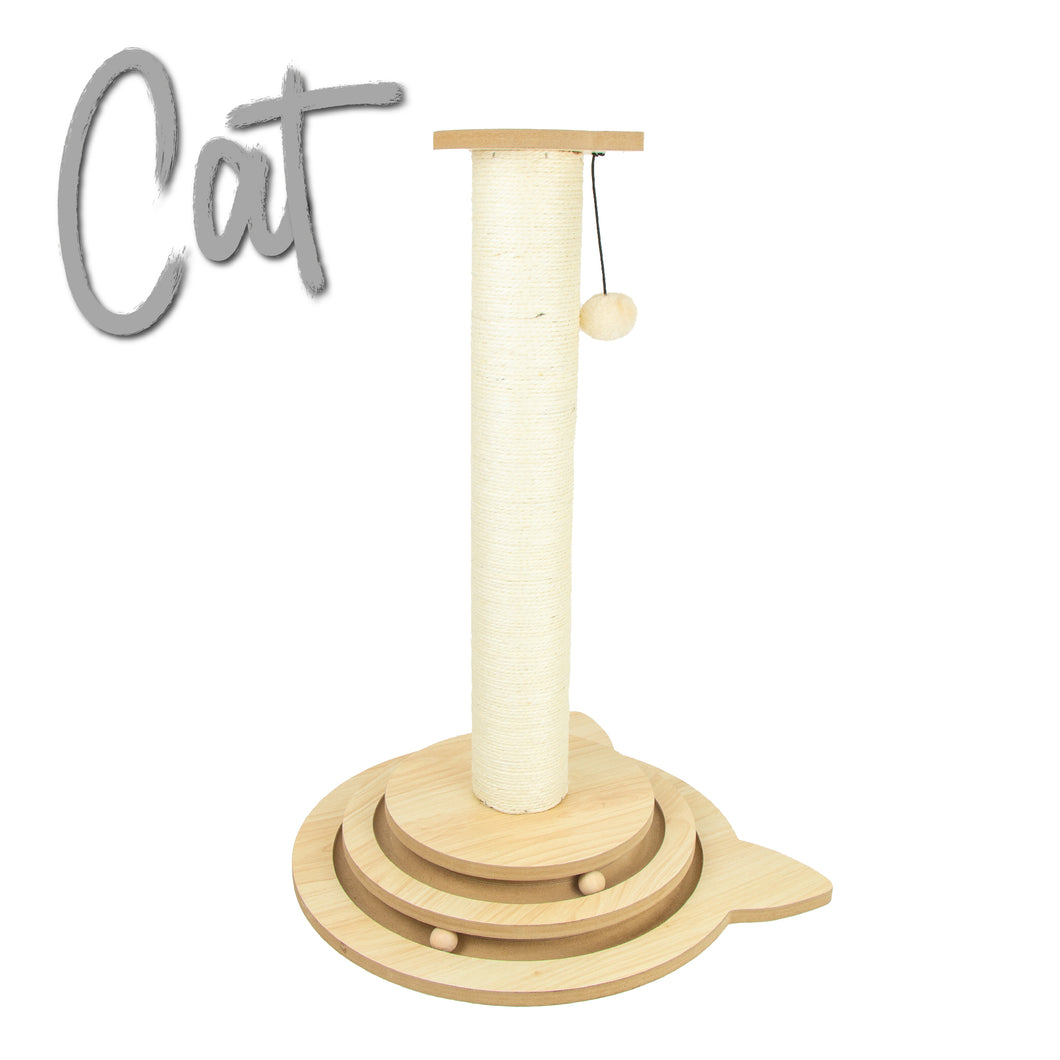 CAT SHAPE ENRICHMENT SCRATCHER