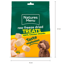 Load image into Gallery viewer, Raw Freeze Dried Chunks Chicken 40g
