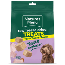 Load image into Gallery viewer, Raw Freeze Dried Chunks Turkey 40g

