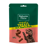 Load image into Gallery viewer, Meaty Treats Beef &amp; Pork 100g
