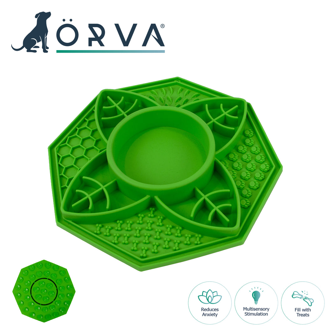 ÖRVA SUCTION CUP SLOW FEEDER (LEAF DESIGN)