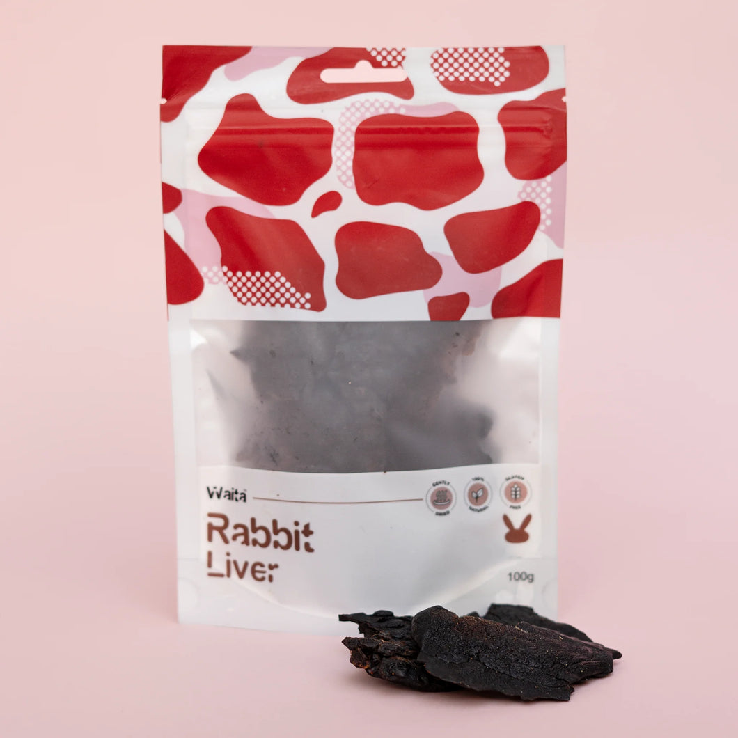 Waita Air Dried Rabbit Liver 100g – Perfectly Pawsome