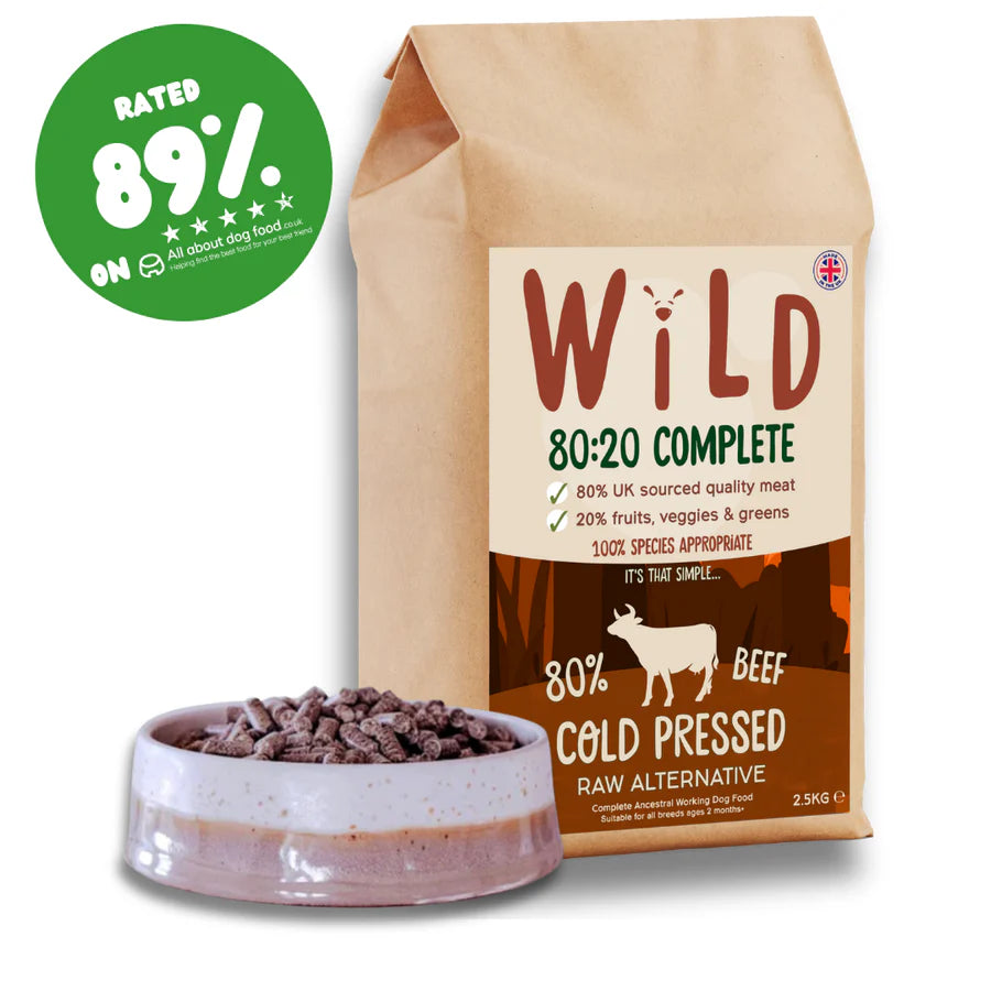 Beef - 80/20 Cold-pressed Dry Dog Food