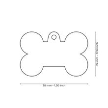 Load image into Gallery viewer, Rainbow Big Bone ID Tag
