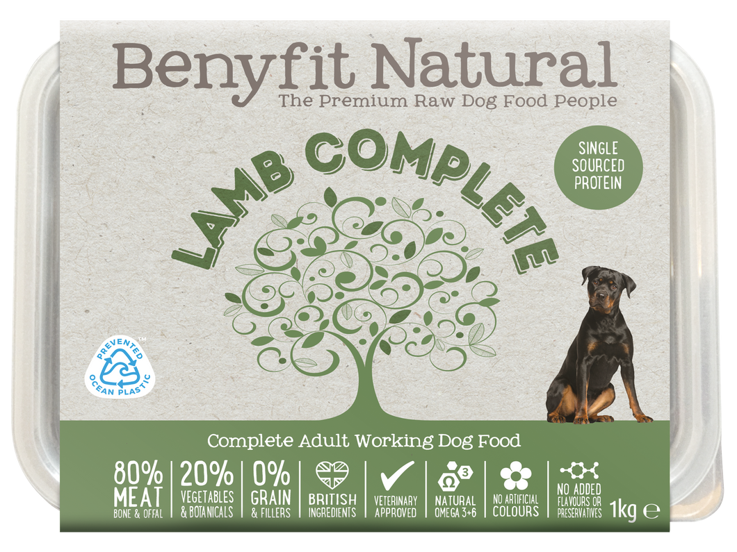 Lamb Complete Adult Working Raw Dog Food