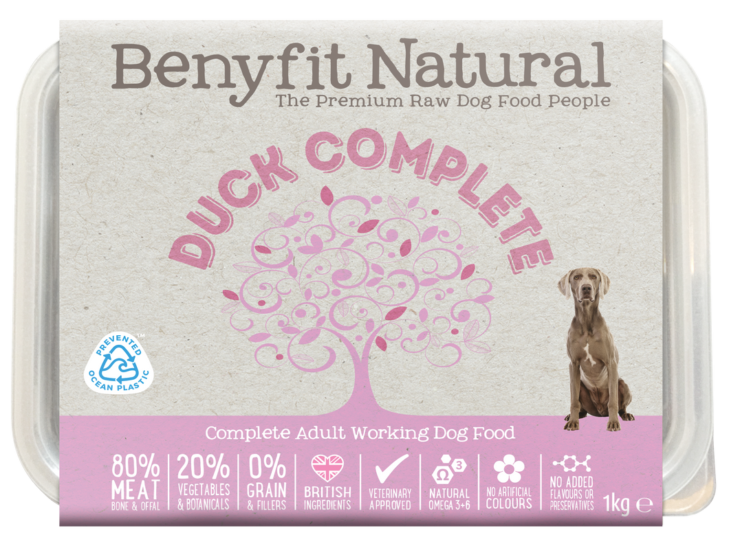 Duck Complete Adult Working Raw Dog Food