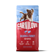 Load image into Gallery viewer, NEW ACTIVE SALMON &amp; TURKEY PUPPY FOOD
