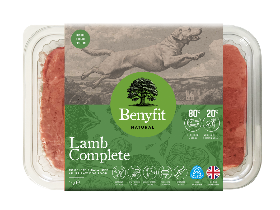 Lamb Complete Complete Raw Working Dog Food 1kg