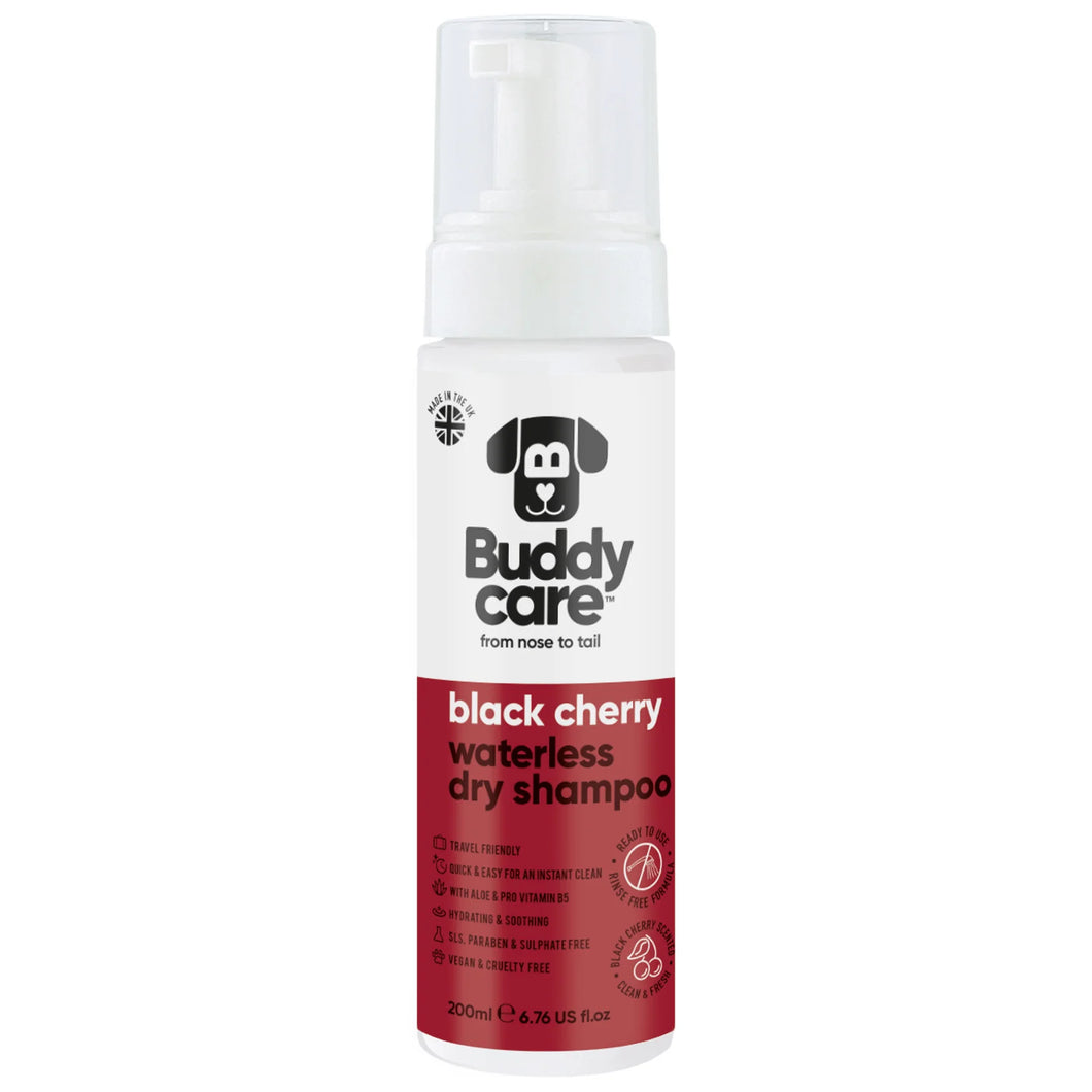 Black Cherry Waterless Dry Dog Shampoo 200ml