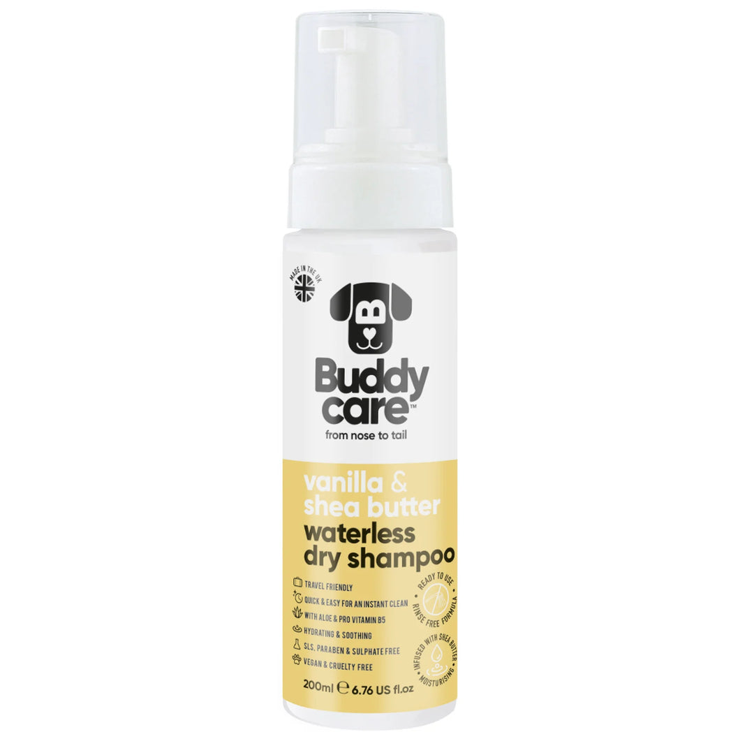 Vanilla & Shea Butter Waterless Dry Dog Shampoo 200ml