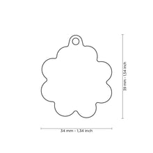 Load image into Gallery viewer, Charms Big Daisy ID Tag
