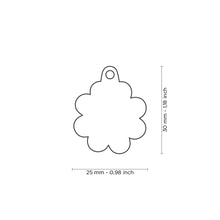 Load image into Gallery viewer, Charms Small Daisy ID Tag
