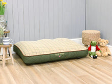 Load image into Gallery viewer, Country Dog Mattress - Olive Green, Large
