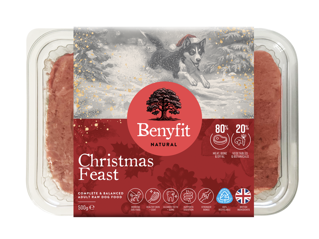 Christmas Feast Raw Working Dog Food 500g
