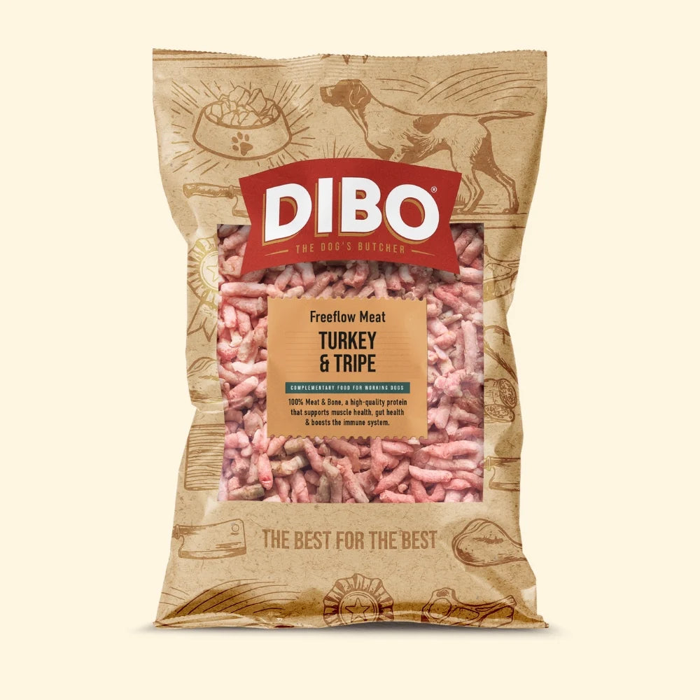 DIBO Turkey & Tripe (No Offal) 1kg