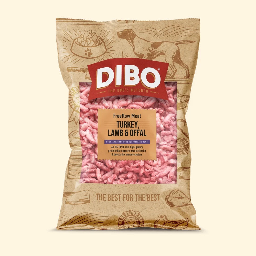 DIBO 80/10/10 Turkey Lamb Offal 1kg