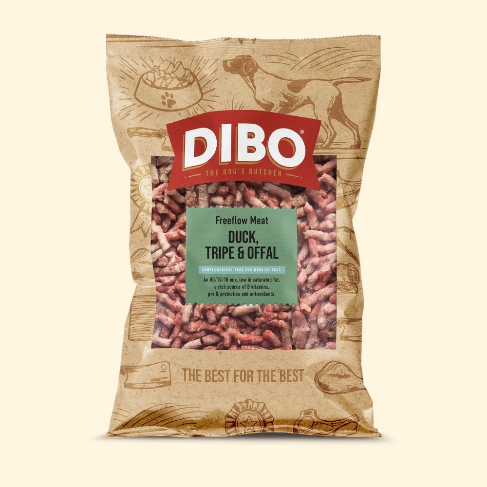 DIBO 80/10/10 Duck Tripe Offal 1kg