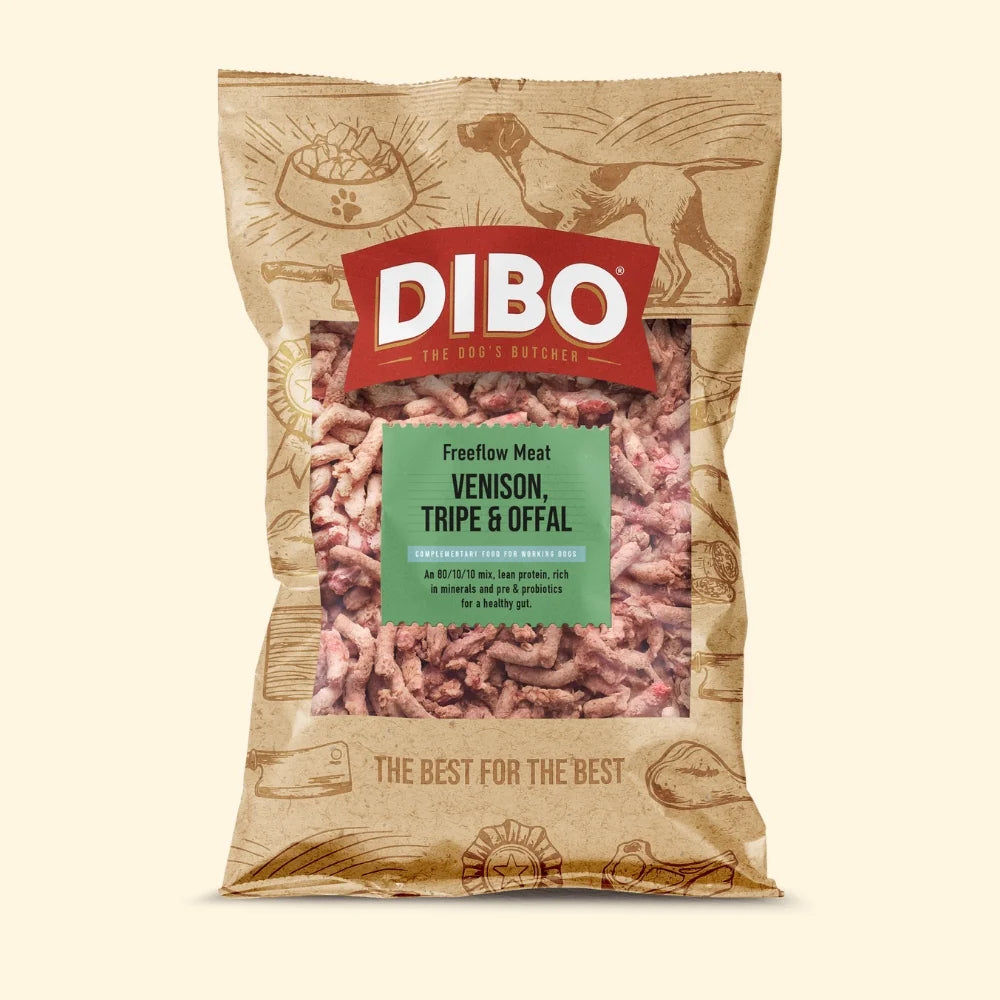 DIBO 80/10/10 Venison Tripe Offal 1kg