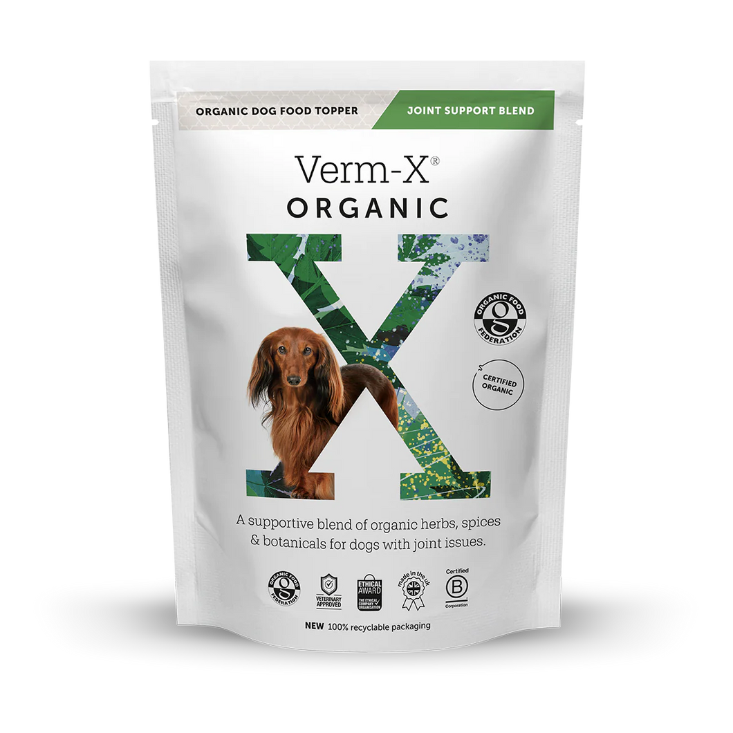 Verm-X Organic Dog Food Topper: Joint Support Blend 180g