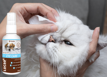 Load image into Gallery viewer, LUCAA+ Pet Probiotic Eye Care - 100ml Spray Improves Eye Comfort &amp; Reduces Irritation &amp; Tear Stains
